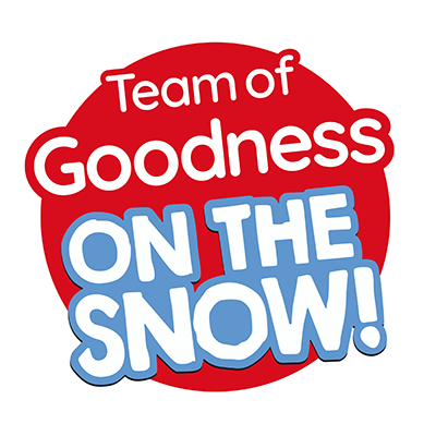 Logo Team of Goodness on the snow